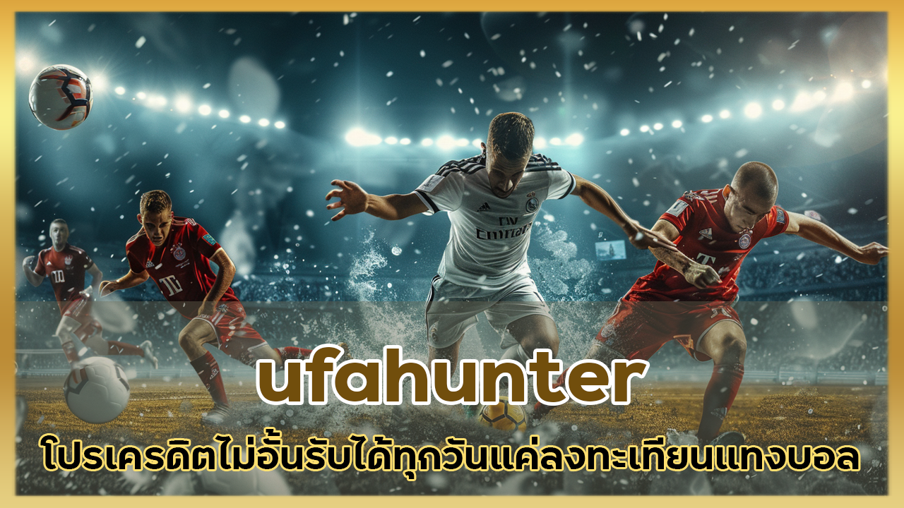 ufahunter โปรเครดิตไม่อั้นรับได้ทุกวัน แค่ลงทะเทียนแทงบอลบนเว็บตรงที่นี่